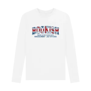 Bookish Blue Writing Long Sleeve